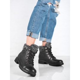 SHELOVET Svarta snörskor 2