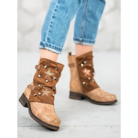 Super Mode Dekorerade arbetare brun 1