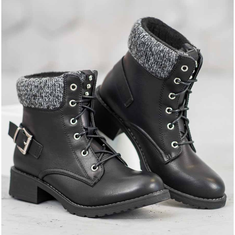 SHELOVET Snörade svarta sidor 2