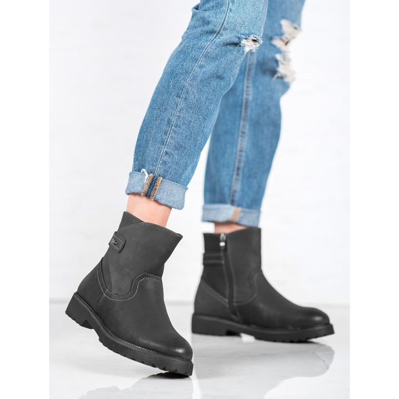 Sergio Leone Bekväma svarta stövlar 1