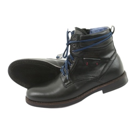 Nikopol Herrläderstövlar isolerade med en dragkedja 700 svart 5