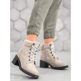 Goodin Varma högklackade stövlar grå 1