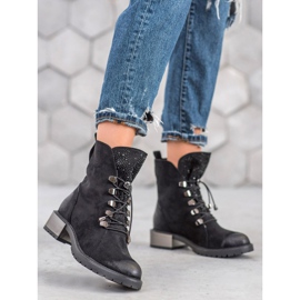 Goodin Mockaskor med ribbstickning svart 2