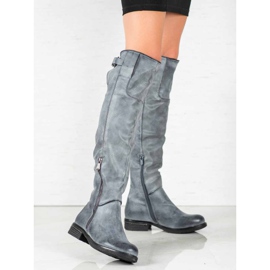 Forever Folie Eco Leather stövlar blå 2