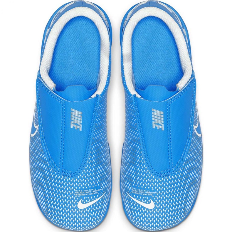 Nike Mercurial Vapor 13 Club Mg PS (V) Jr AT8162 414 fotbollsskor blå blå 1