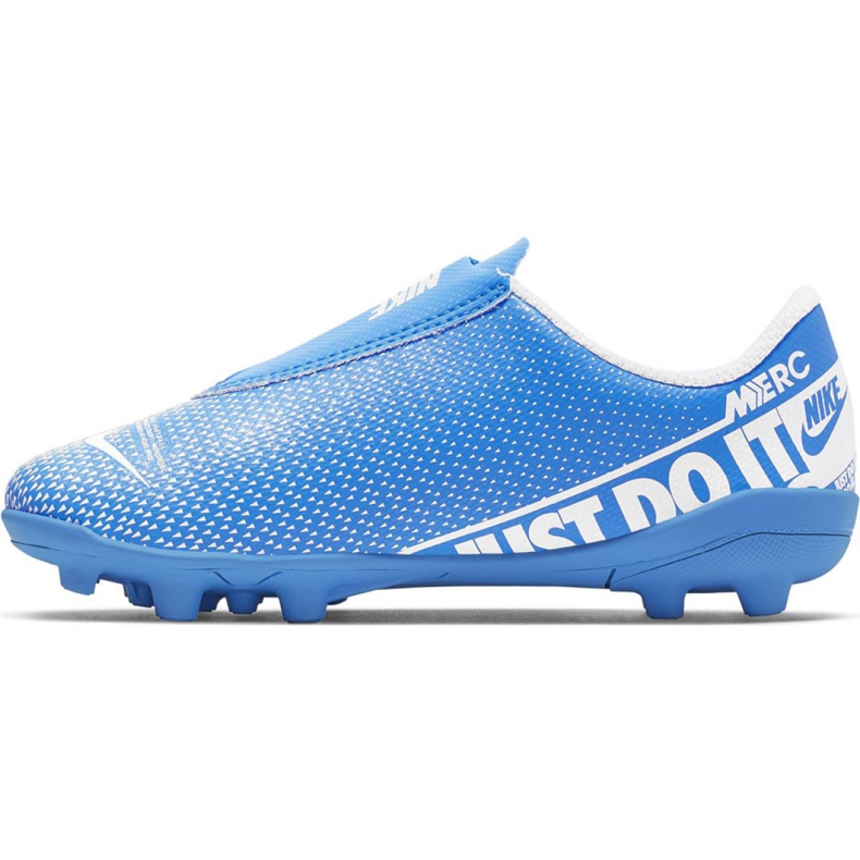 Nike Mercurial Vapor 13 Club Mg PS (V) Jr AT8162 414 fotbollsskor blå blå 2