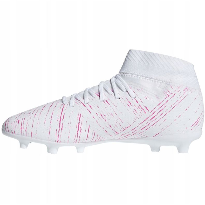 Adidas Nemeziz 18.3 Fg Jr CM8506 fotbollsskor mångfärgad vit 2