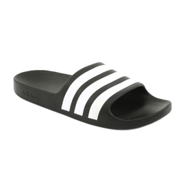 Adidas Adilette Aqua K Jr F35556 tofflor vit svart 1