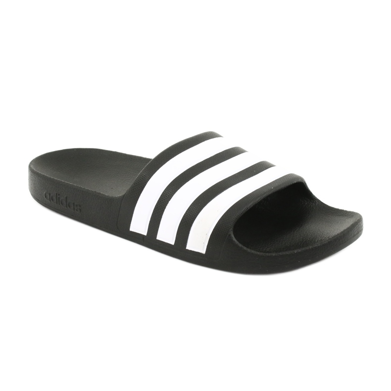 Adidas Adilette Aqua K Jr F35556 tofflor vit svart 1