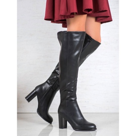 Sixth Sense Höga stövlar med ekoläder svart 1