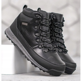 McKey Snörskor med fårskinn svart 1