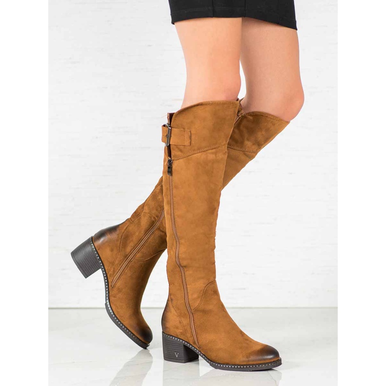 VINCEZA kamelstövlar brun 1