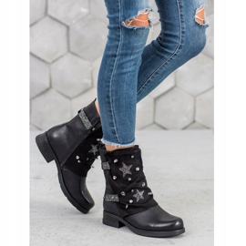 Super Mode Dekorerade arbetare svart 1