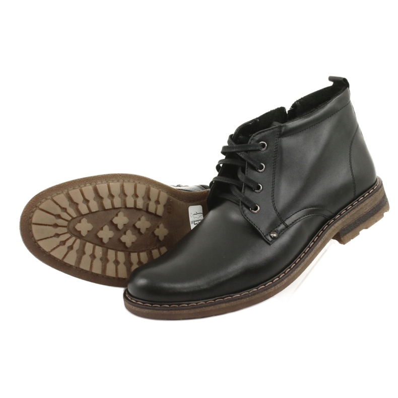 Moskała BR-1 svarta stövlar för män 4