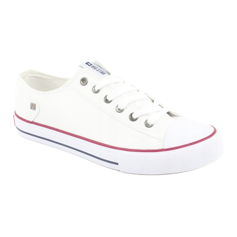 Big Star Classic Sneakers Biaded White DD274336 vit 2