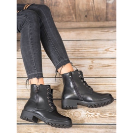 J. Star Klassiska fällare av ekoläder svart 1