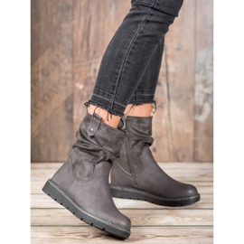 Ideal Shoes Arbetare på plattformen grå 1