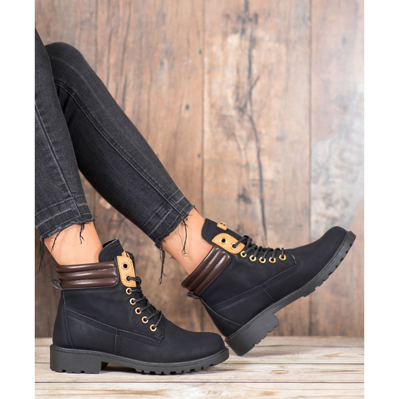 SHELOVET Snygga Trappers svart 2