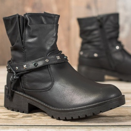 J. Star Arbetare Med Dekorativt Bälte svart 1