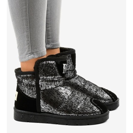 Silver Eskimo stövlar med emu FC232-19 grå 2