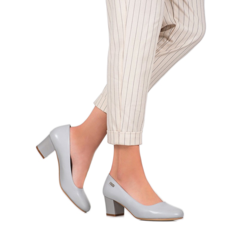 Sergio Leone Bekväma pumpar grå 2