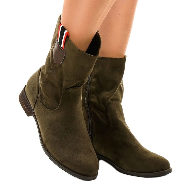 Grönisolerade platta stövlar 99-110 1