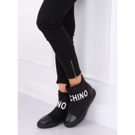 Svarta neoprenstövlar XY-38 Svart 1