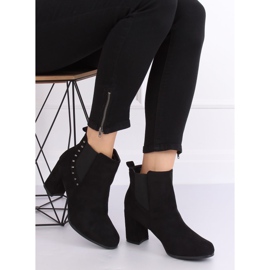 Svarta stövlar med höga klackar svart 8063 Svart 2