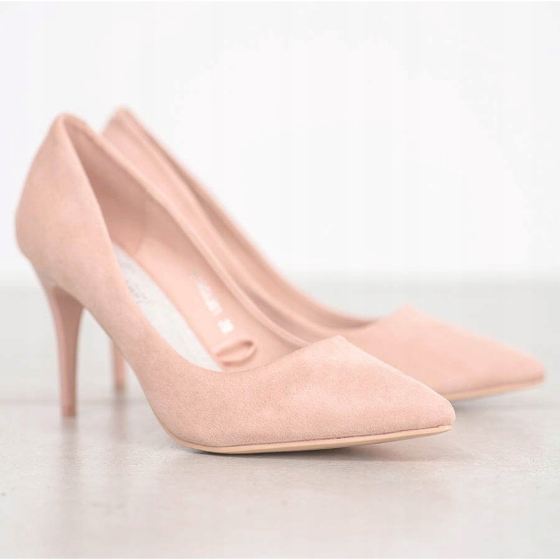 Kylie Klassiska mocka klackar brun 2