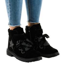 Svarta vandringsskor med en stjärna TL51-1 1