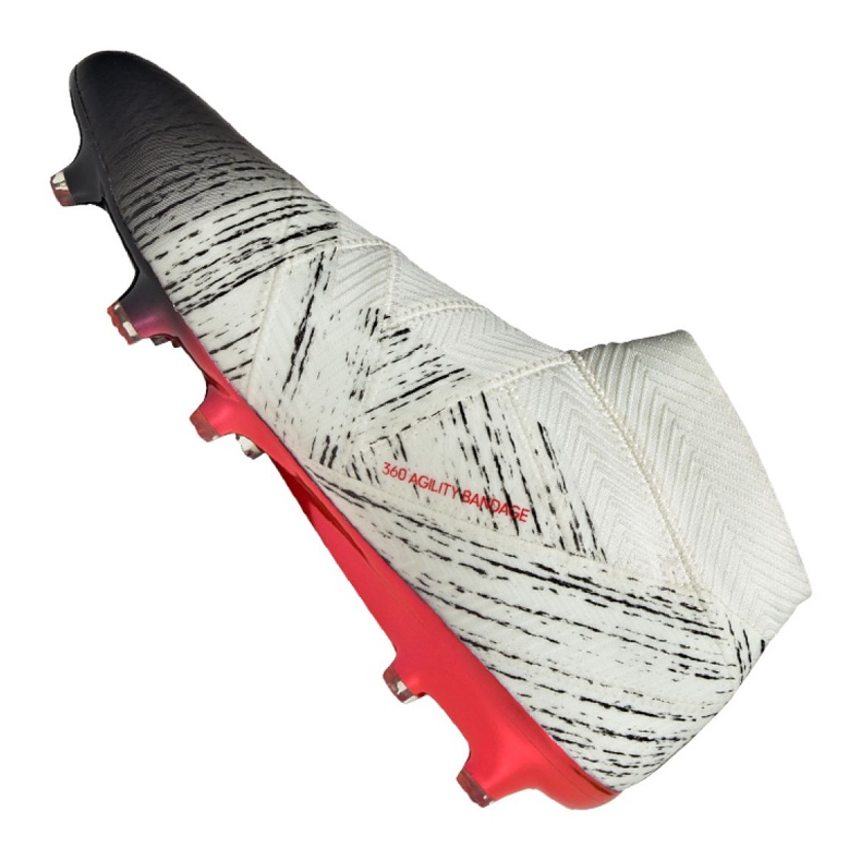 Nike Adidas Nemeziz 18+ Fg M BB9419 fotbollsskor mångfärgad vit 1