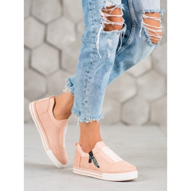 SHELOVET Fashion Slip-On Sneakers rosa 1