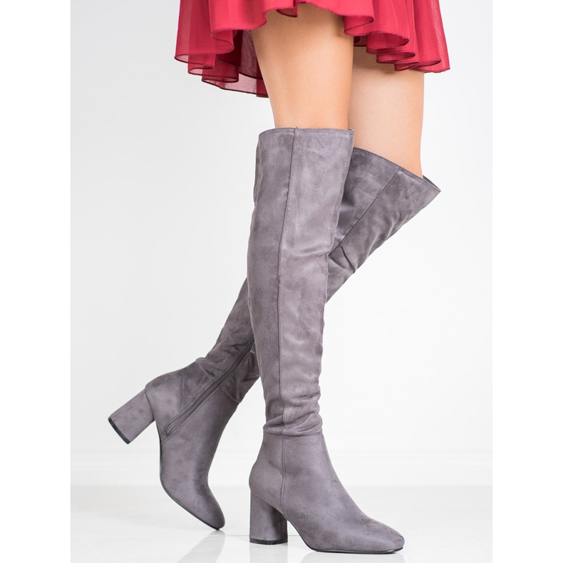 Seastar Eleganta stövlar på ett inlägg grå 1