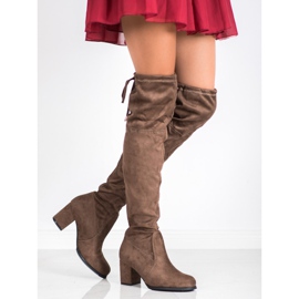 J. Star Slip-on stövlar på ett inlägg mångfärgad kaki 1