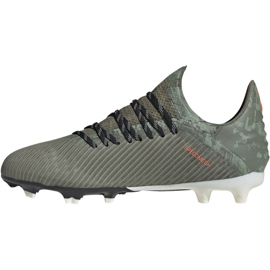 Adidas X 19.1 Jr Fg EF8301 fotbollsskor grön grön 2