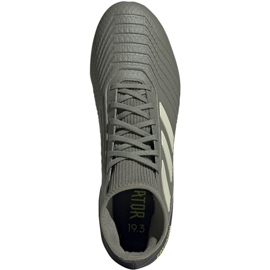 Adidas Predator 19.3 Fg M EF8208 fotbollsskor grå grå 1
