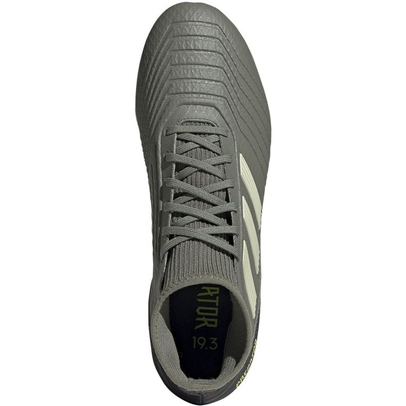 Adidas Predator 19.3 Fg M EF8208 fotbollsskor grå grå 1