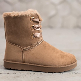 Kylie Knutna snöskor brun 1