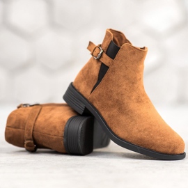 Ideal Shoes Mockaskor brun 1