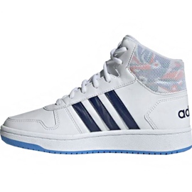 Adidas Hoops Mid 2.0 Jr EE8546 skor vit 2