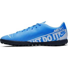Nike Mercurial Vapor 13 Club M Tf AT7999 414 fotbollsskor blå blå 2