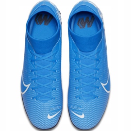 Nike Mercurial Superfly 7 Academy M Tf AT7978 414 fotbollsskor mångfärgad blå 1