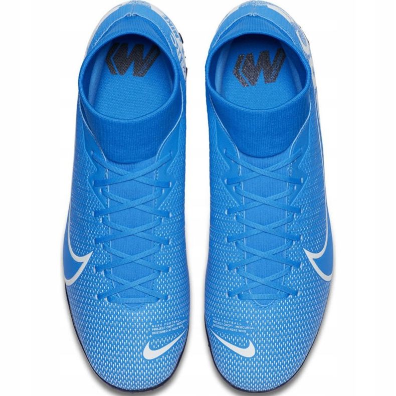 Nike Mercurial Superfly 7 Academy M Tf AT7978 414 fotbollsskor mångfärgad blå 1