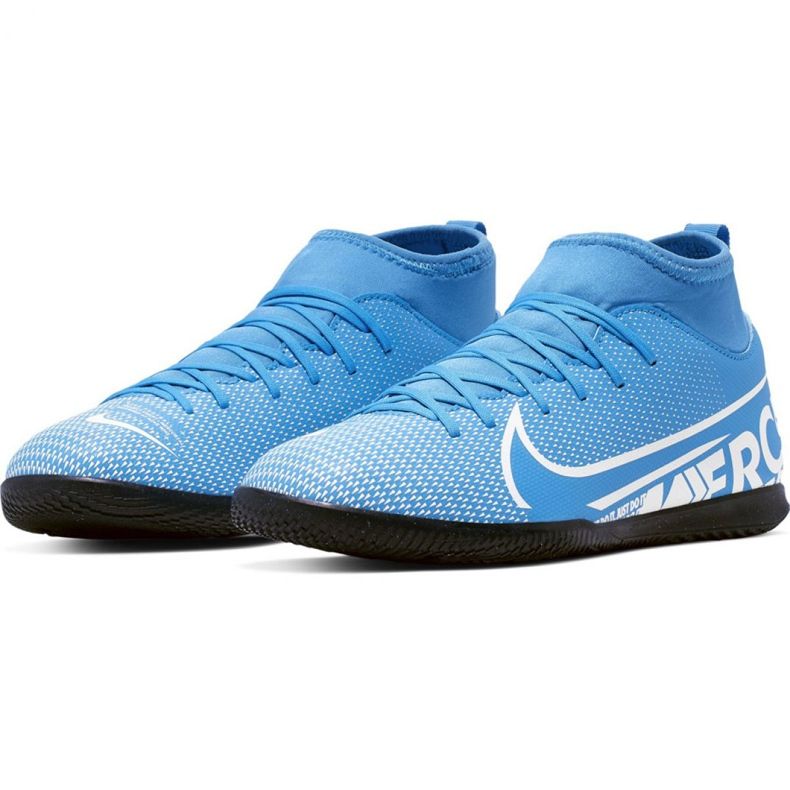 Nike Mercurial Superfly 7 Club Ic Jr AT8153 414 fotbollsskor mångfärgad blå 2