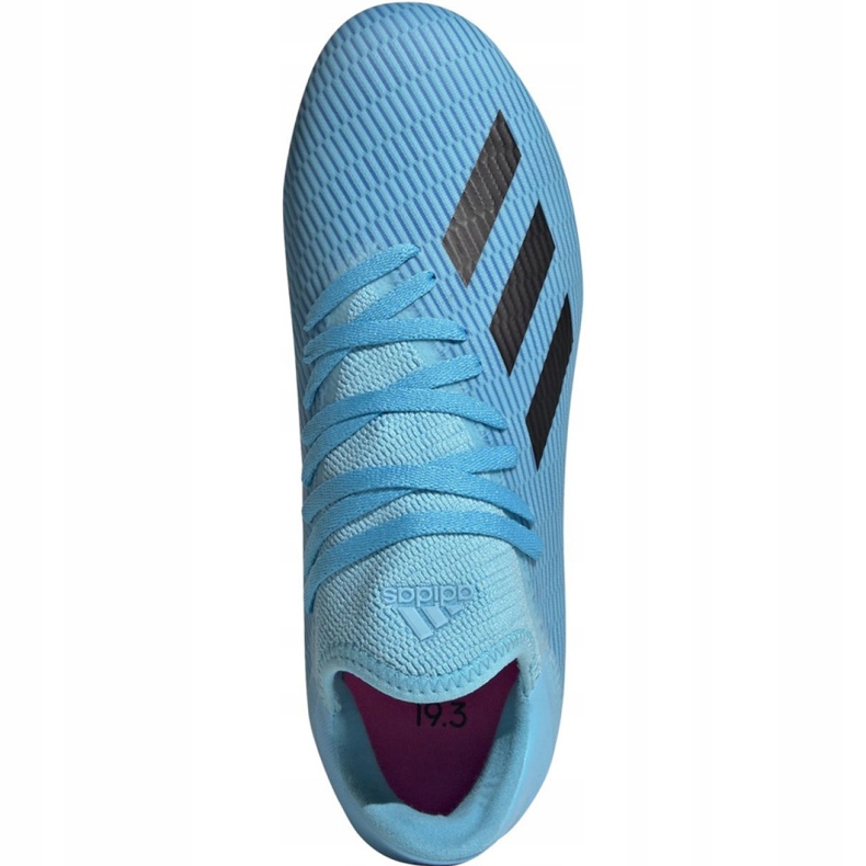 Adidas X 19.3 Fg Jr F35366 fotbollsskor mångfärgad blå 2