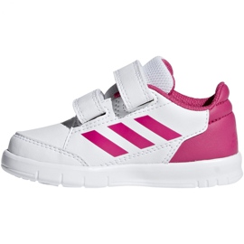 Skor adidas Altasport Cf I Jr D96846 vit violett 2