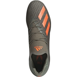 Adidas X 19.2 Fg M EF8364 fotbollsskor grön grå 1