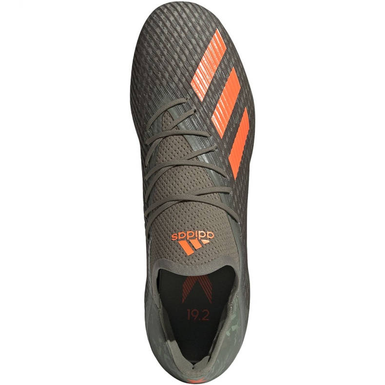 Adidas X 19.2 Fg M EF8364 fotbollsskor grön grå 1