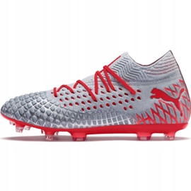 Puma Future 4.1 Netfit Fg Ag M 105579 01 fotbollsskor mångfärgad grå 2