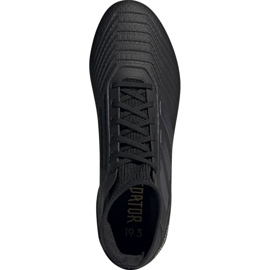 Adidas Predator 19.3 Fg M F35594 fotbollsskor svart svart 2